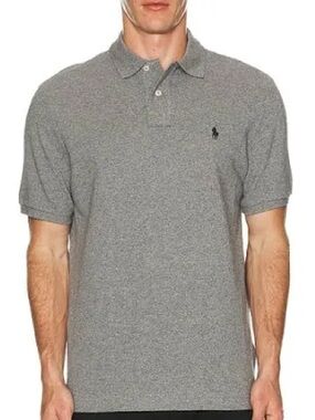 POLO Ralph Lauren Men’s Light Grey Short-Sleeve Polo Shirt X Large